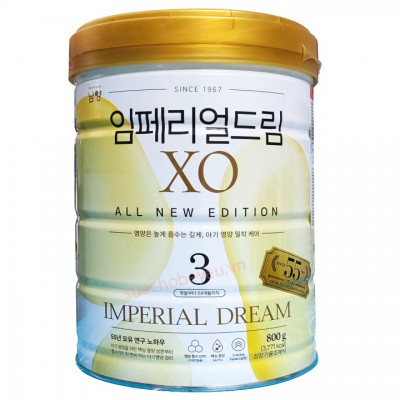 Sữa XO số 3 nội địa Hàn Quốc lon 800g cho trẻ 12-24 tháng tuổi