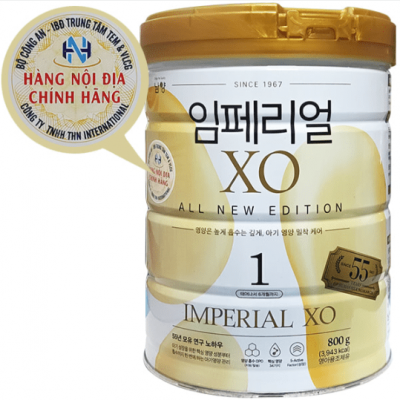 Sữa XO số 1 nội địa Hàn Quốc lon 800g cho trẻ 0-6 tháng tuổi
