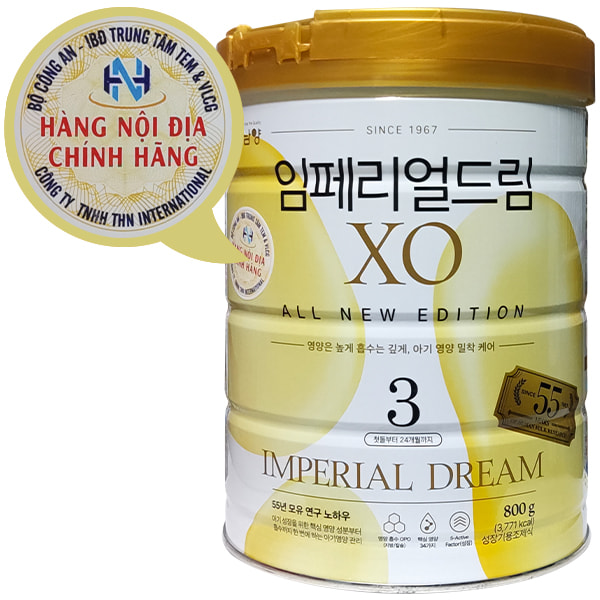 Sữa XO số 3 nội địa Hàn Quốc lon 800g cho trẻ 12-24 tháng tuổi