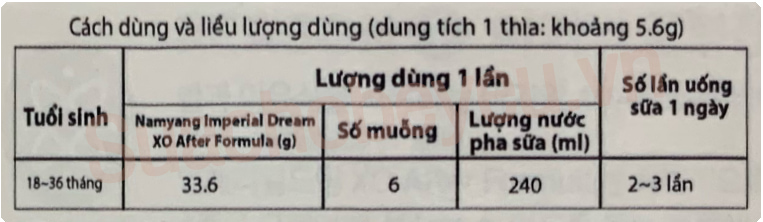 Sữa XO số 4 nội địa Hàn Quốc lon 800g cho trẻ 18-36 tháng