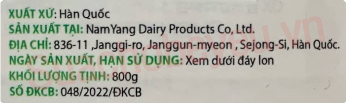 Sữa XO số 4 nội địa Hàn Quốc lon 800g cho trẻ 18-36 tháng