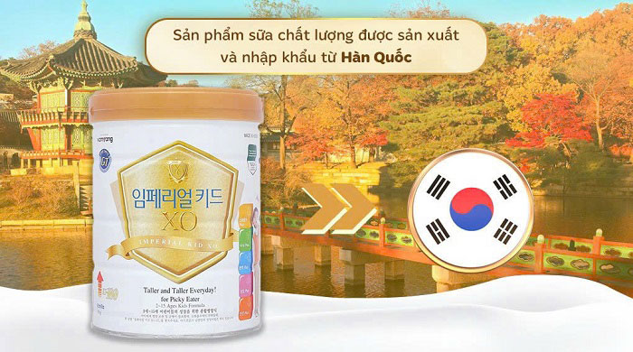 Sữa bột XO Kid lon 800g cho trẻ 2-15 tuổi