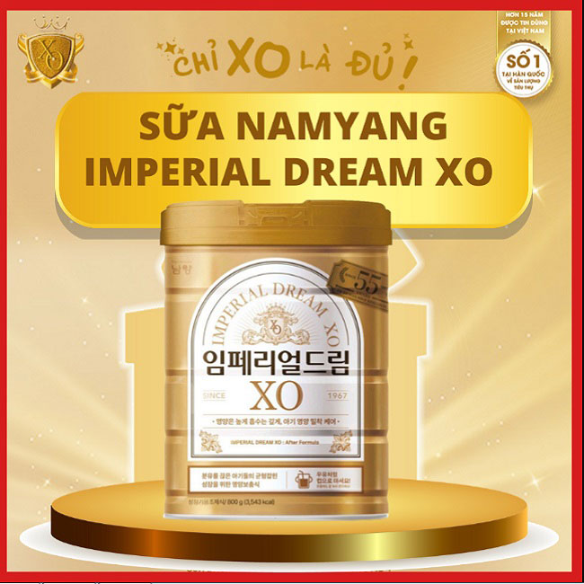 Sữa XO after formula nội địa Hàn Quốc lon 800g cho trẻ 18-36 tháng