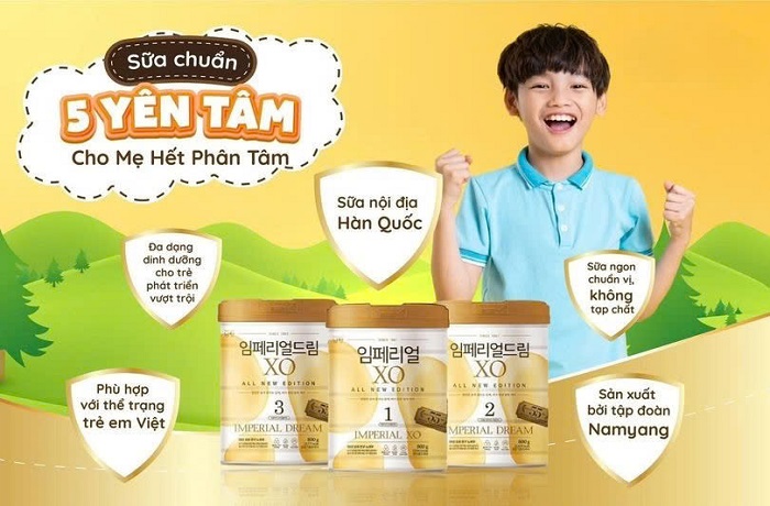 Sữa XO số 2 nội địa Hàn Quốc lon 800g cho trẻ 6-12 tháng tuổi