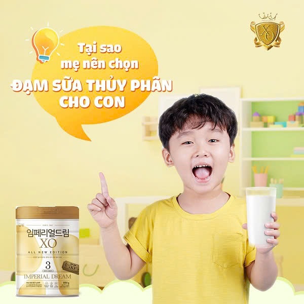 Sữa XO số 3 nội địa Hàn Quốc lon 800g cho trẻ 12-24 tháng tuổi